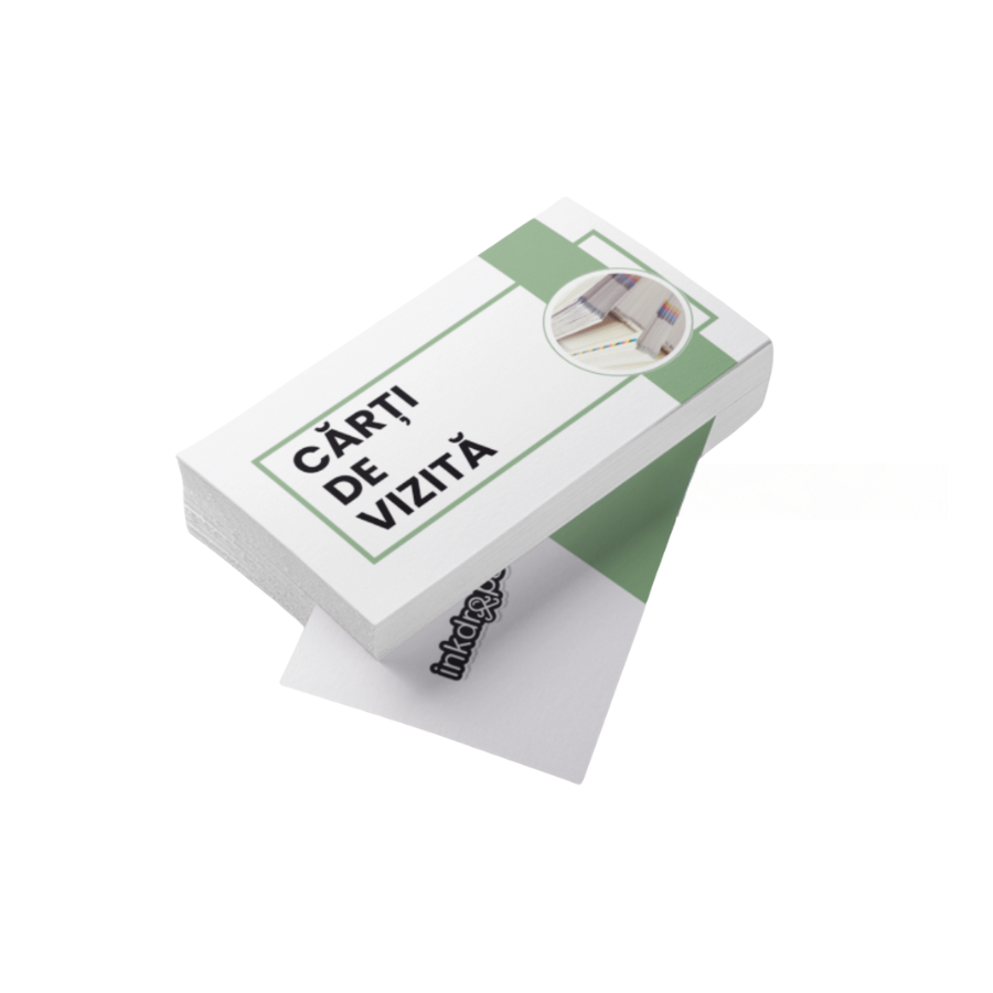 Cărți de vizită din carton 350g/m2 90x50mm / 100buc.